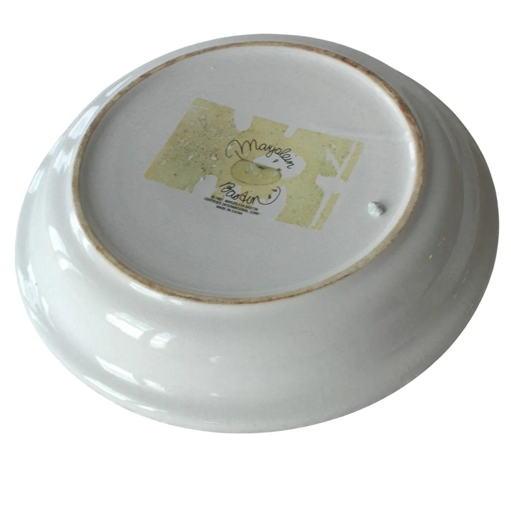 Vintage Marklein Bastin Apple Basket Bowl 1997 Decorative Kitchenware‎